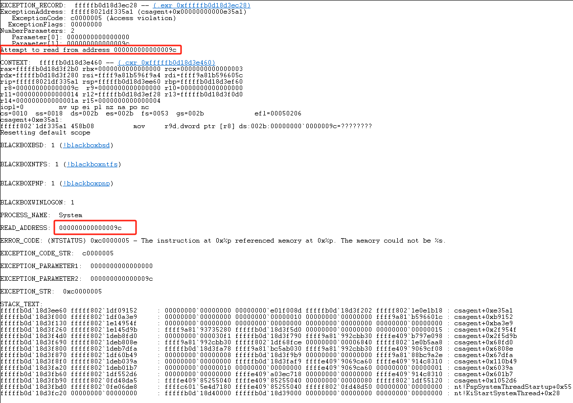 地址读取错误 地址读取错误